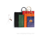 Customized size heavy loading packing kraft paper bag